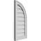 Ekena Millwork Quarter Round Top Right Surface Mount PVC Gable Vent w/ 2"W x 1-1/2"P Brickmould Frame, 12"W x 26"H GVPQR12X2602SN - alternate 2